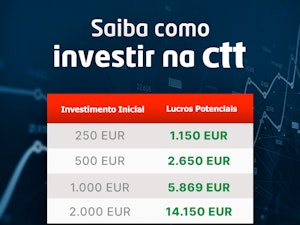 Os últimos seis meses têm sido óptimos para os CTT e outras empresas! Junte-se ao sucesso hoje